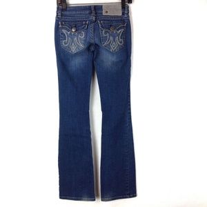 MEK Girl/'s Pantacoulotte Jeans Bicolor